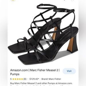 Marc Fisher Black Sandals